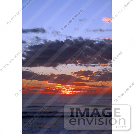 #1097 Photograph of an Ocean Sunset, Brookings, Oregon by Jamie Voetsch