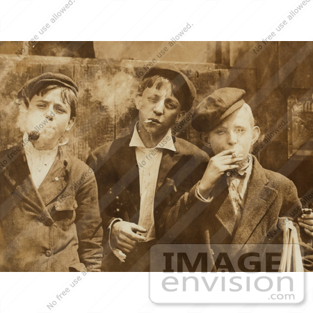 #11016 Picture of Newsie Boys Smoking by JVPD