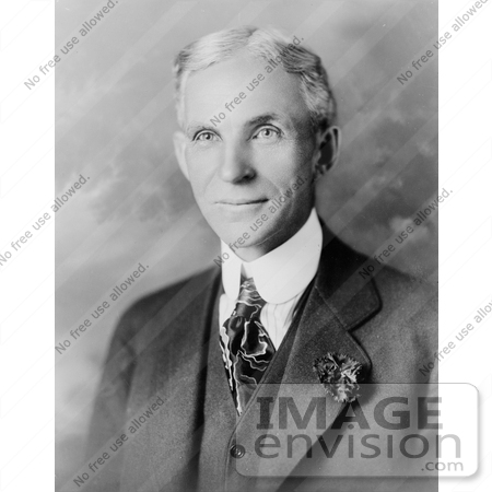#11017 Picture of Henry Ford in Suit by JVPD