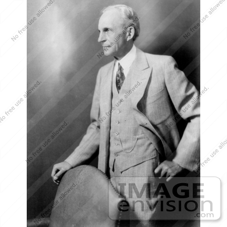 #11023 Picture of a Portrait of Henry Ford by JVPD