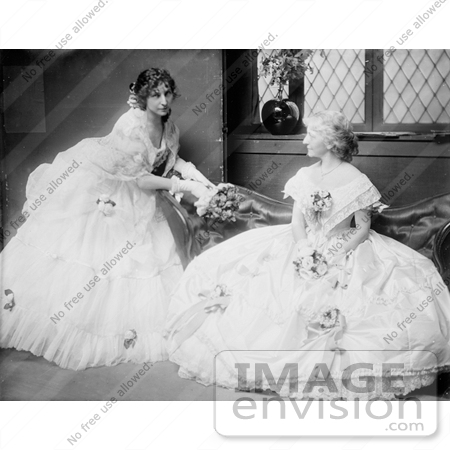 #11089 Picture of Women in Ball Gown Dresses by JVPD