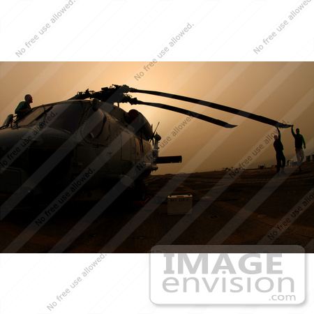 #11100 Picture of a Helicopter on Flight Deck by JVPD