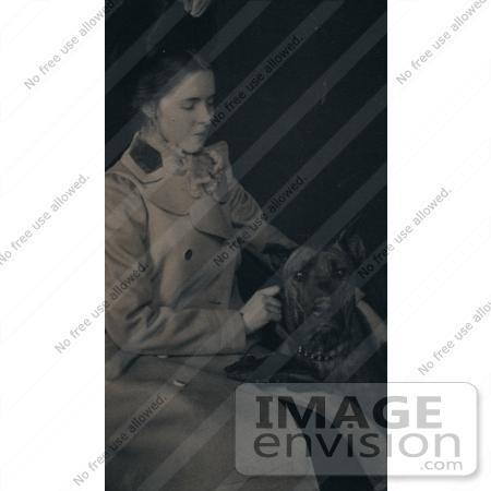 #11140 Picture of a Woman and Great Dane by JVPD