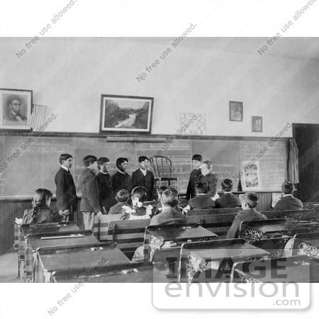 #11278 Picture of Students in a Class Room by JVPD