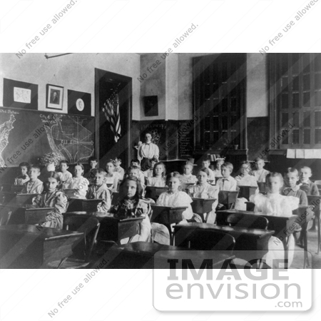 #11286 Picture of a Classroom of Children by JVPD