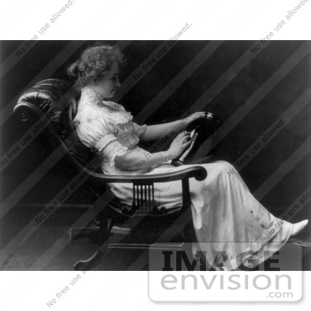 #11294 Picture of Helen Adams Keller Reading by JVPD