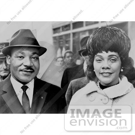#11312 Picture of Martin Luther and Coretta Scott King by JVPD