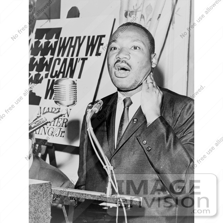 #11322 Picture of MLK at a Press Conference by JVPD