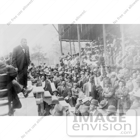 #11368 Picture of Booker Taliaferro Washington Giving a Speech by JVPD