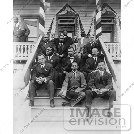 #11375 Picture of Booker T Washington in a Group by JVPD