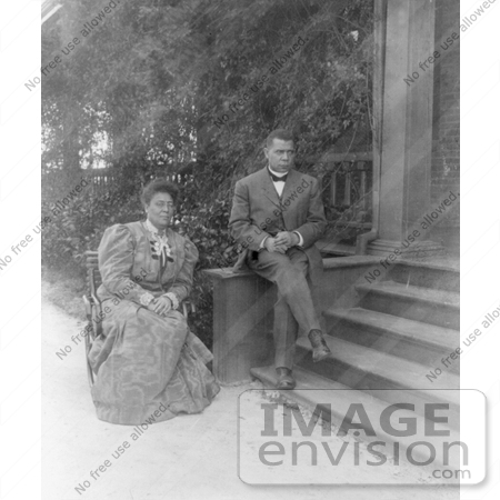 #11382 Picture of Booker T Washington and a Woman by JVPD