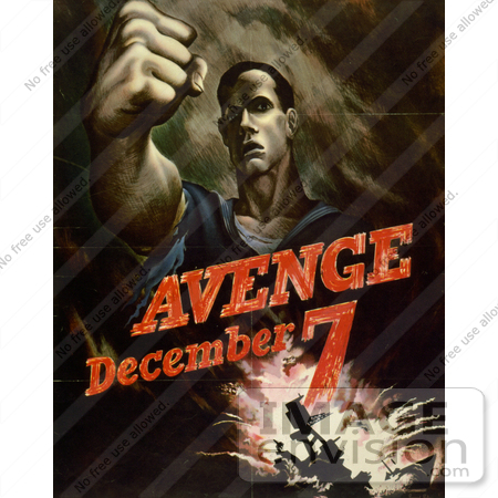 #11408 Picture of Avenge December 7, Attack on Pearl Harbor by JVPD