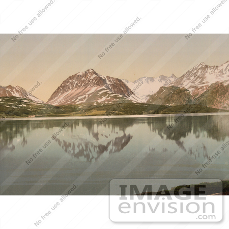 #11496 Picture of Mountains Reflecting in Lyngenfjord by JVPD