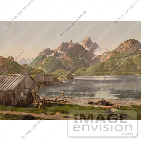 #11500 Picture of Stilt Houses, Raftsund, Lofoten, Norway by JVPD