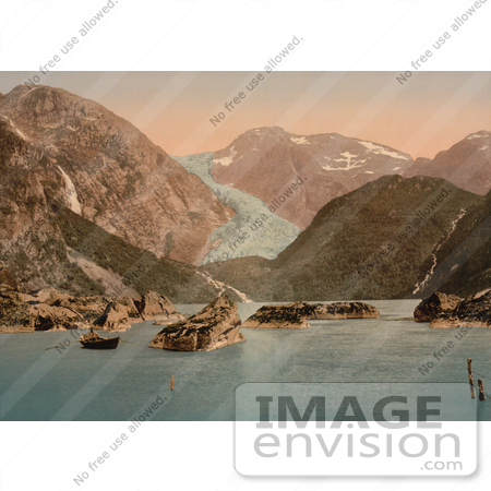 #11507 Picture of Bondhus Glacier by Lake by JVPD
