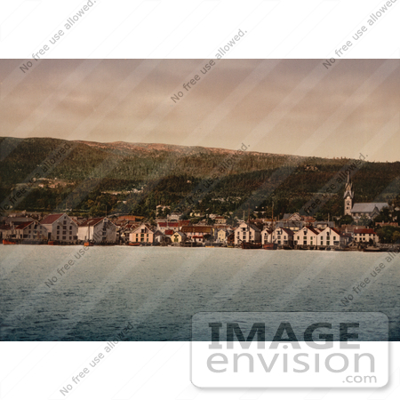 #11516 Picture of Waterfront Buildings, Molde, Norway by JVPD