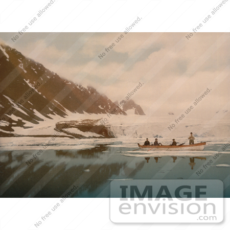 #11574 Picture of a Glacier, Smeerenburg, Spitzbergen, Norway by JVPD