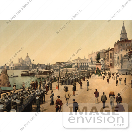 #11627 Picture of Riva degli Schiavoni, Venice, Italy by JVPD
