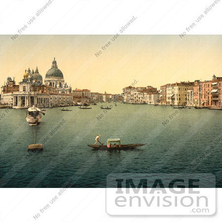 #11630 Picture of the Grand Canal, Santa Maria della Salute, Venice by JVPD