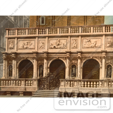 #11645 Picture of Loggia, St. Mark’s, Venice, Italy by JVPD