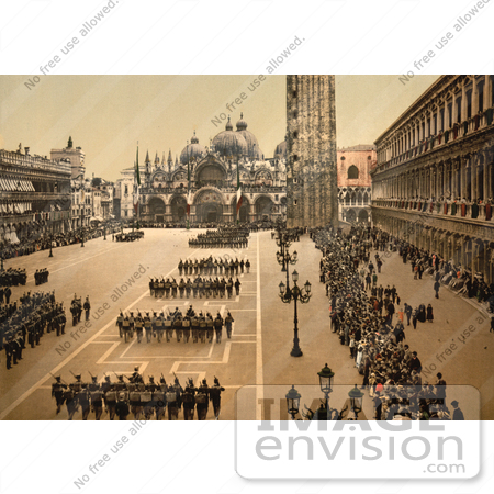 #11646 Picture of Soldiers in St Mark’s Square by JVPD