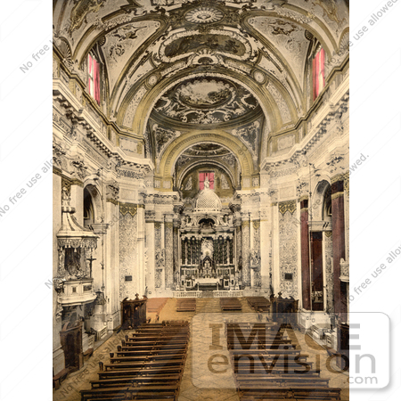 #11674 Picture of the Interior of Jesuits’ Church, Venice by JVPD