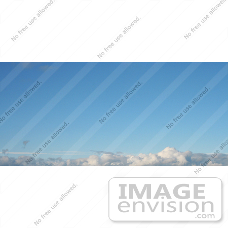 #1171 Photograph of Blue Sky With White Clouds Over Medford, Oregon by Jamie Voetsch