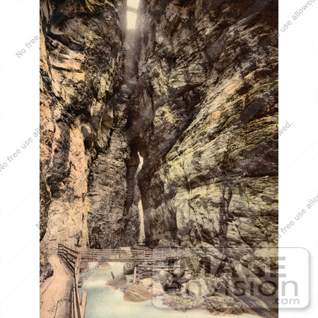 #11717 Picture of a Walkway in Lutschine Gorge, Switzerland by JVPD