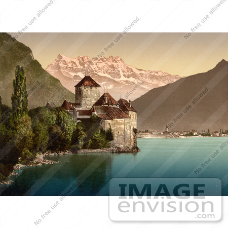 #11736 Picture of Chillon Castle in Switzerland by JVPD
