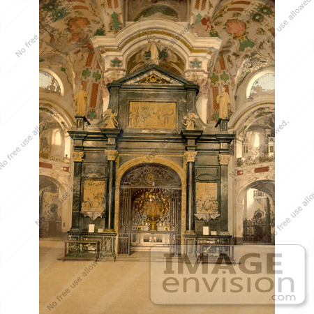 #11764 Picture of the Chapel at Einsiedeln Abbey, Switzerland by JVPD