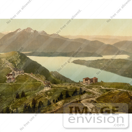 #11793 Picture of Lake Lucerne, Staffel and Mount Pilatus, Rigi, Switzerland by JVPD