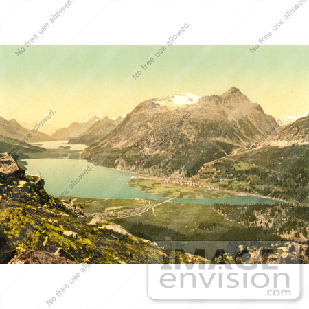 #11859 Picture of an Agricultural Lakefront Valley, Switzerland by JVPD