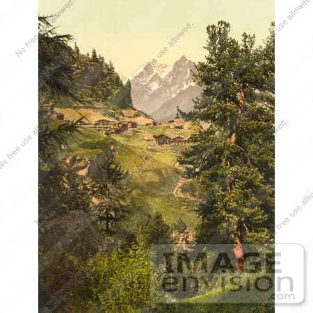 #11863 Picture of Zmutt Valley With Mischabelhorner Group, Switzerland by JVPD