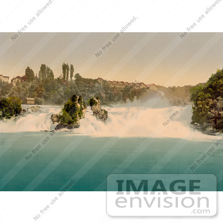 #11953 Picture of Rhine falls as Seen From Schlossli by JVPD