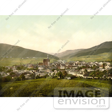 #11967 Picture of the Village of Prachatitz, Bohemian Switzerland by JVPD