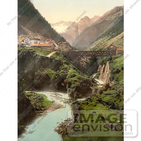 #11969 Picture of Goschenen and the Damma Glacier, Switzerland by JVPD