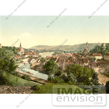 #11981 Picture of a Town of Aargau in Switzerland by JVPD