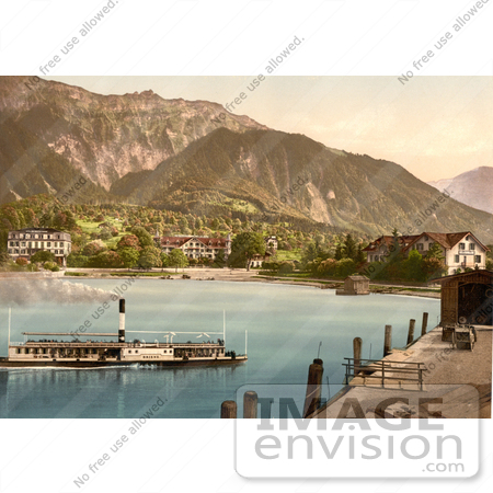 #11983 Picture of a Boat Near Bonigen, Switzerland by JVPD