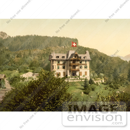 #11989 Picture of Brunig Spring House in Switzerland by JVPD