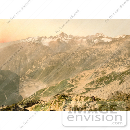 #11992 Picture of a Viewpoint of Furka Pass, Switzerland by JVPD