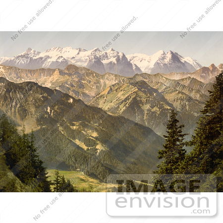 #11994 Picture of a Landscape With the Bernese Alps by JVPD