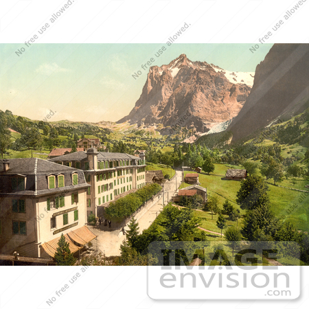 #12000 Picture of Hotel Eiger With a View of Wetterhorn Mountain by JVPD