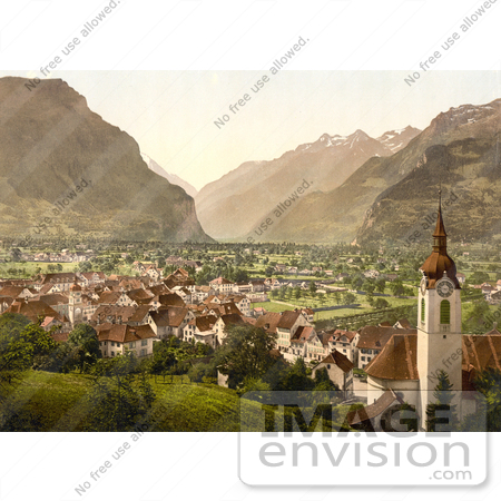 #12025 Picture of the City of Altdorf in Swtizerland by JVPD