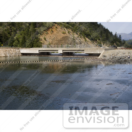 #12123 Picture of a Dam at Applegate Lake, Oregon by Jamie Voetsch
