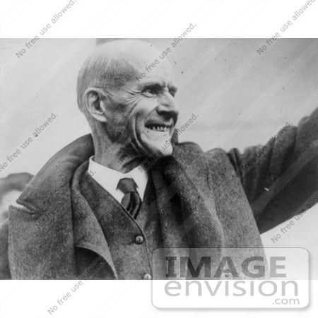 #12246 Picture of Eugene Debs Waving by JVPD