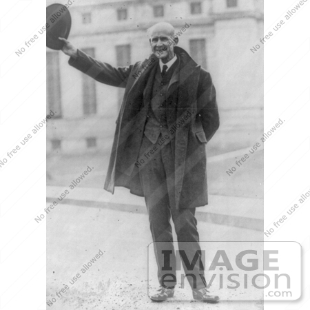 #12249 Picture of Eugene Victor Debs Waving His Hat by JVPD