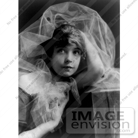 #12326 Picture of Lillian Gish With Chiffon by JVPD