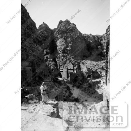 #12348 Picture of Nabatean Tombs in Petra by JVPD