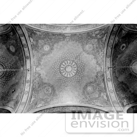#12362 Picture of a Church Ceiling With Mosiacs by JVPD