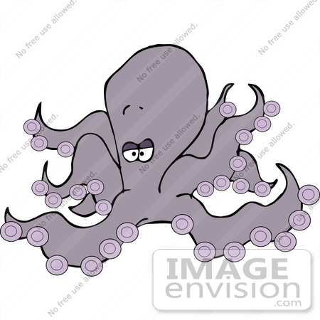 #12486 Octopus Clipart by DJArt